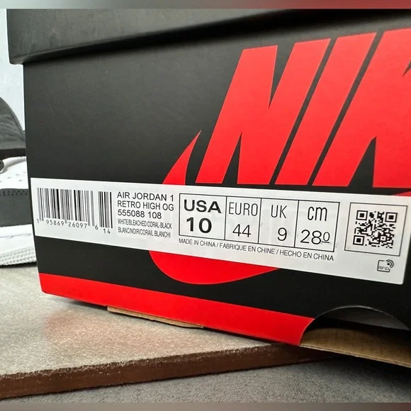 Air Jordan 1 Retro High OG Bleached Coral - Picture 2 of 10